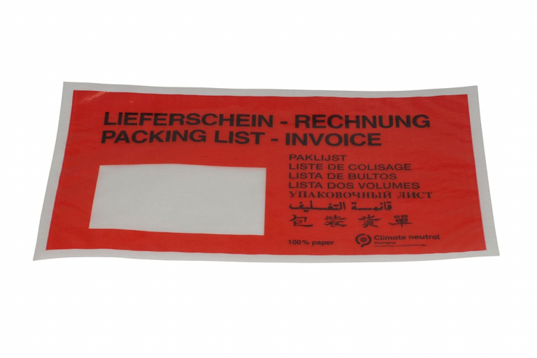 Versapak Versandtasche Mit Zwickel 406x305x75mm - Rot & Manipulationssicher